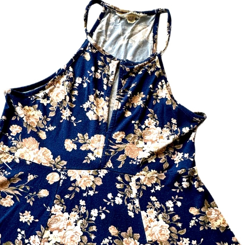 American Eagle Floral Spaghetti Strap Dress
